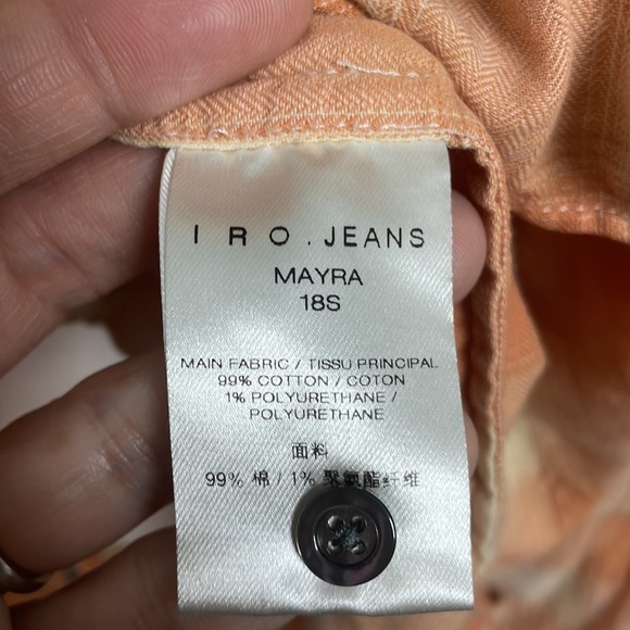 IRO Mayra Monocrome Checkered Plaid V Neck Blouse - Picture 11 of 14